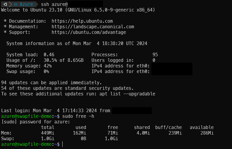 Configuring Page Files on Linux